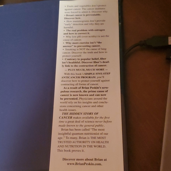 Book Hidden Story of Cancer by Brian Scott Peskin - Picture 5 of 9